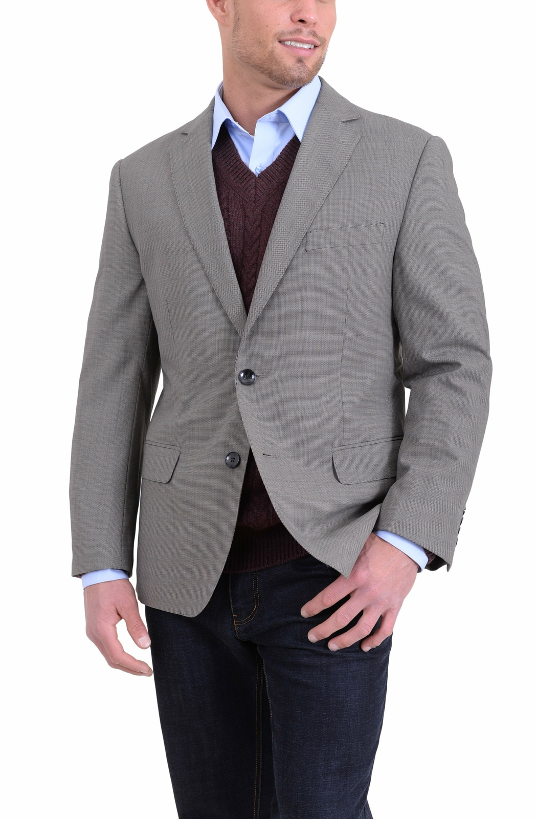 mens taupe blazer