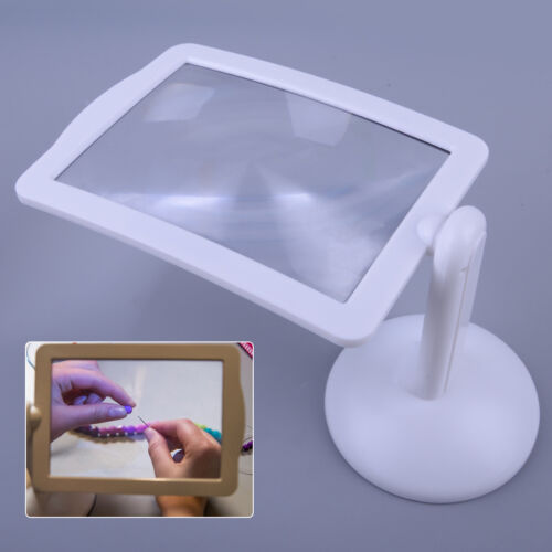 LED 360° Hands-free Reading Magnifier Large Screen Brighter Viewer - Picture 1 of 9
