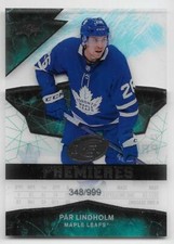 18/19 UPPER DECK ICE PREMIERES RC #72 Par Lindholm #348/999
