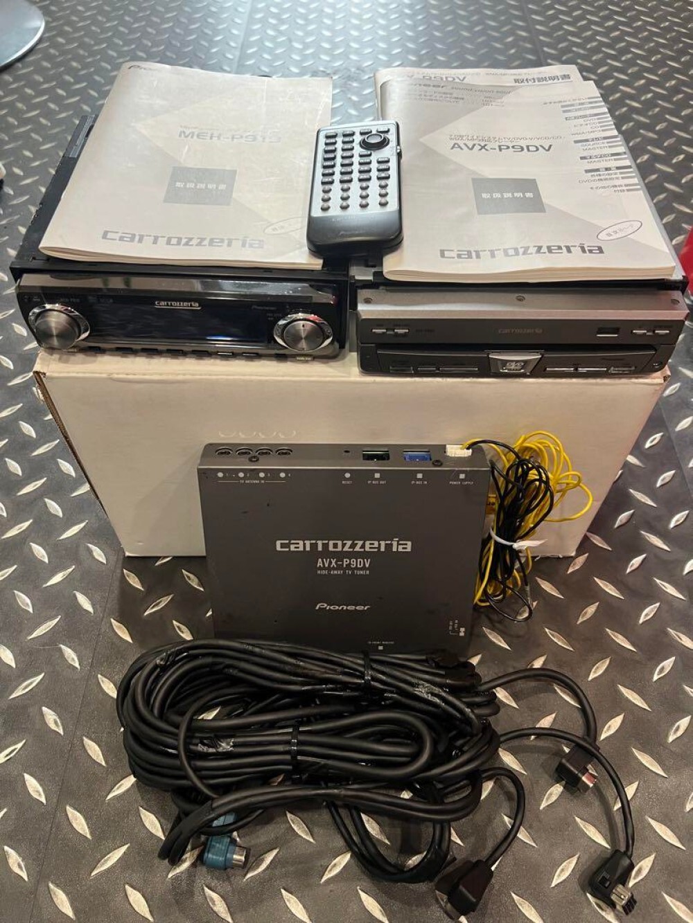 MEH-P919とAVX-P9DV Pioneer Carrozzeria MEH-P919 AVX-P9DV set 1DIN MD Deck Car Audio