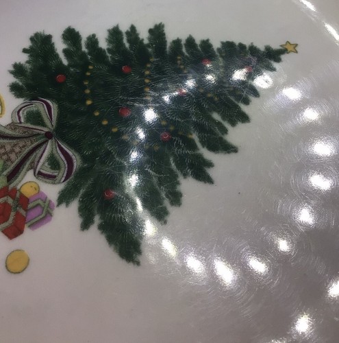 Juego de 3 platos de ensalada Mikasa Heritage Christmas Story poco más de 8 3/8 pulgadas - Imagen 24 de 24