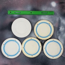 Vintage 1987 Fisher Price LOT OF 5 PLATES Fun With Food Replacement 1139L