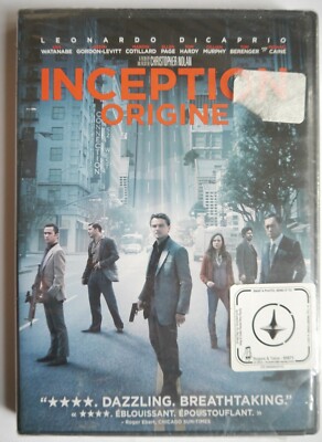 (D-12) Inception, Leonardo Dicaprio. DVD, New, Sealed