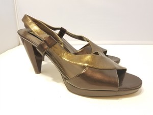 bronze high heel shoes