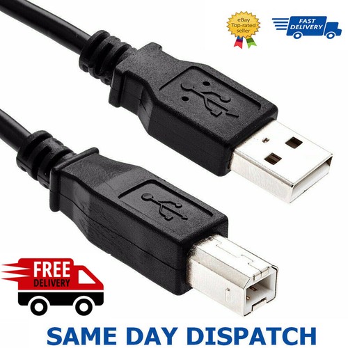 USB 2.0 tipo A macho a B Impresora Cable Para Hp Epson Xerox Canon Dell  hermano | eBay