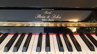 Klavier schwarz Stein & Sohn mit Klavierbank sehr günstig