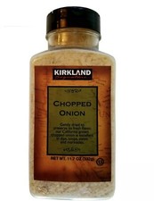 Kirkland Signature Chopped Onion Gently Dried Finest Quality 11.7 oz - FREE SHIP