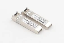 Lot of 2 10GTek 10GBASE-SR SFP+ 860nm 300nm Transceiver P/N: AXS85-192-M3-XYS