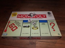 JEU DE SOCIÉTÉ MONOPOLY NEUF/SCELLÉ AVEC LE JETON GAGNANT vintage