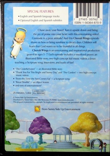 Cherub Wings Presents NEW Kids Christian Animated 16 SET DVDs - Picture 5 of 12
