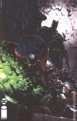 Batman Spawn 1E Mattina Variant VF 2023 Stock Image