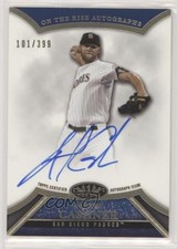 2013 Topps Tier One On the Rise Auto 101/399 Andrew Cashner #ORA-AC Auto 0c2