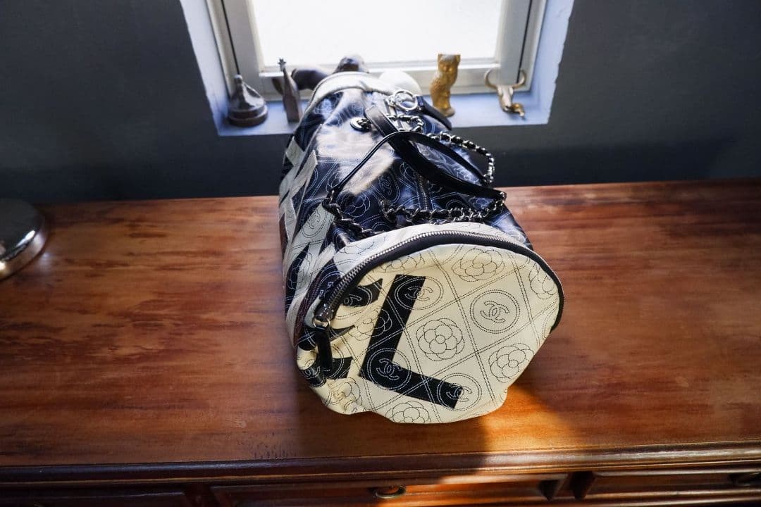 CHANEL coated canvas bowling bag 616716 thumbnail 3