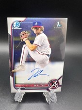 2022 Bowman Draft - JR Ritchie 1st Bowman Chrome Auto #CDA-JR - Atlanta Braves