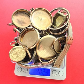 Watch 14K 10K Rolled Gold Filled 402g Plate Job Lot Melt Bracelets Scrap