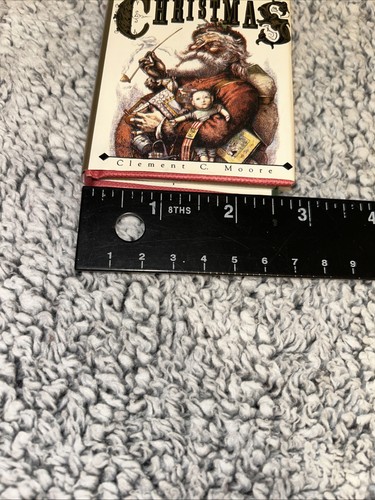The Night Before Christmas Miniature Book, 1989 Running Press Clement C. Moore - Picture 11 of 12