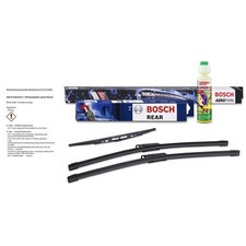 BOSCH AEROTWIN SCHEIBENWISCHER +HECKWISCHER +SCHEIBEN-REINIGER FÜR AUDI A6 4F C6