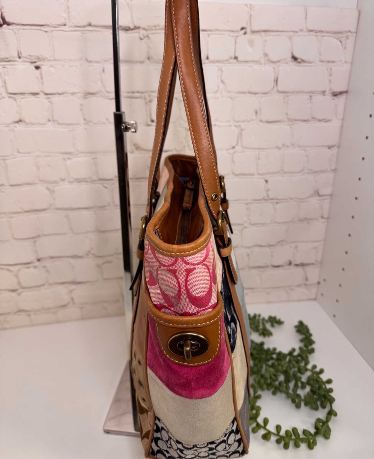 Women's Coach Patchwork Shoulder Bag - image 3