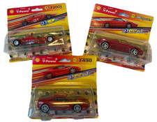 3x Ferrari Modellauto 1:38 Shell V-Power F430 + 360spider + F2005 - NEU, OVP