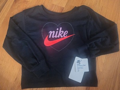 Black long sleeve Nike Top for girls 4T New with tagsNWT