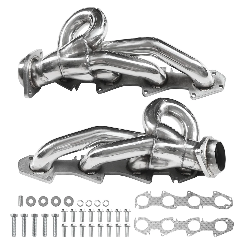 For Dodge Ram 1500 5.7L HEMI V8 2009-2018 Truck Pick Up Shorty Exhaust Headers Foto 2 de 4