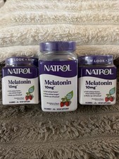 Natrol Melatonin Lot 10mg Sleep Aid Gummies - Strawberry - 140/90/90 - 05/27 