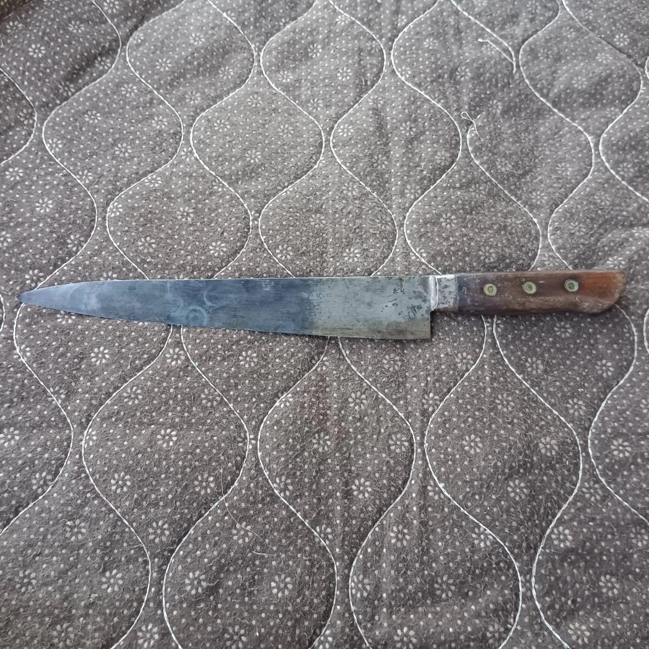Gyuto Knife Vintage DIY Japanese Kitchen's Chef's Knife 393 mm.
Opens in a new window or tab