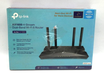 TP-LINK Dual Band Wi-Fi 6 Wireless Router Adapter AX1800