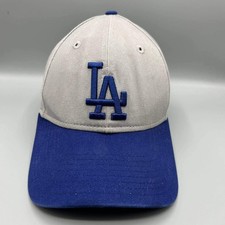 Los Angeles LA Dodgers Hat Men Gray Blue 9Forty New Era Snap Back Cap Cotton