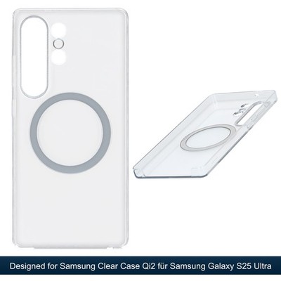 Samsung Galaxy S25 Ultra Hülle Clear Magnet Case Cover transparent von YUCHUAN