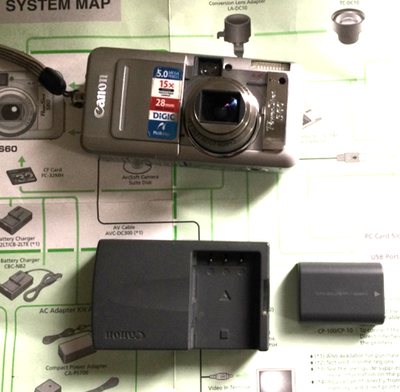 Canon PowerShot S60 5.0MP Compact Digital Camera EUC with Charger