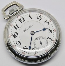 Vintage 1911 HAMILTON Railroad 18s Grade 940 21 Jewels Openface Pocket Watch