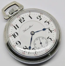 Vintage 1911 HAMILTON Railroad 18s Grade 940 21 Jewels Openface Pocket Watch