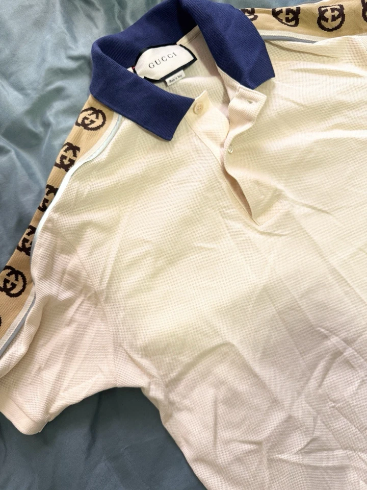 Camisa a rayas Gucci entrelazada Foto 2 de 4