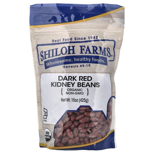 Organic Dark Red Kidney Beans, 15 oz (425 g)
