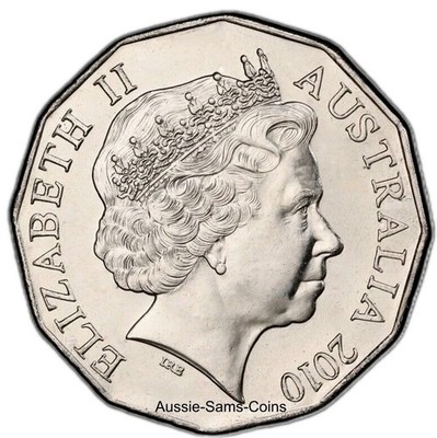 2010 Australia Day 50c Fifty Cent Coin - Elizabeth II