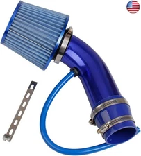 Pindex 3 Inch High Flow 76mm Cold Air Intake Induction Pipe Hose Kit with Air