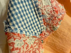 Quilt Multi-Colors Cotton; TOP ONLY; Stars & Cross; 66"x45"  Antique? — photo 10