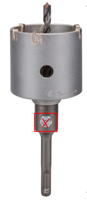 Bosch 3x PRO SDS plus-5 Core Cutter-Set Beton 68 mm Defekt