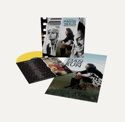 OOP LIMITED PAUL MCCARTNEY & WINGS MAN ON THE RUN NY TAXI CAB YELLOW VINYL