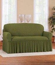 1/2/3/4 Seater Elastic Sofa Covers 3D Bubble Lattice Couch Loveseat Slipcover