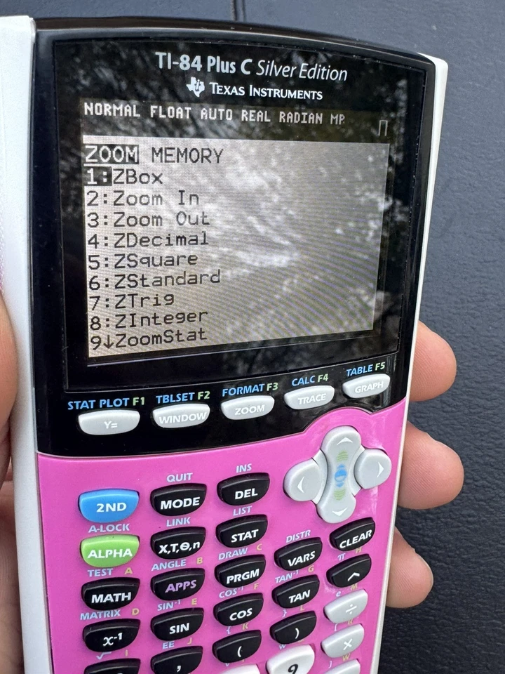 Texas Instruments TI-84 Plus C Silver Edition Graphing Calculator Tested/Working - Image 4 of 4