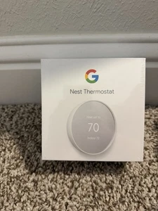 Google Nest Smart Thermostat BRAND NEW SEALED Snow