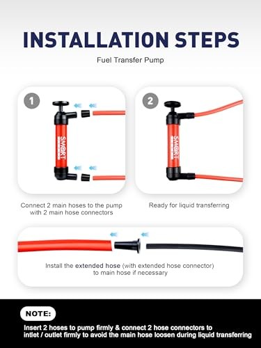  - Fluid Transfer Pump Automotive, Oil Transfer Pump, Hand Pump Siphon, Multi 