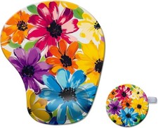 Ergonomic Mouse Pad with Wrist Rest,Comfortable Computer Gel Mouse Pad
