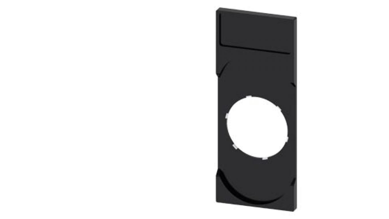 Label holder, 22 mm, for double button - 3SU1900-0AK10-0AA0 /T2UK