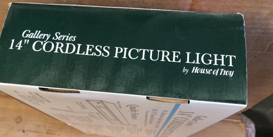 Gallery Series 14" imagem sem fio luz cetim níquel House of Troy ABF14-52 - Imagem 3 de 4