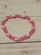Valentine Heart Beaded Bracelet Girls Kids Jewelry Handmade Valentine Gifts