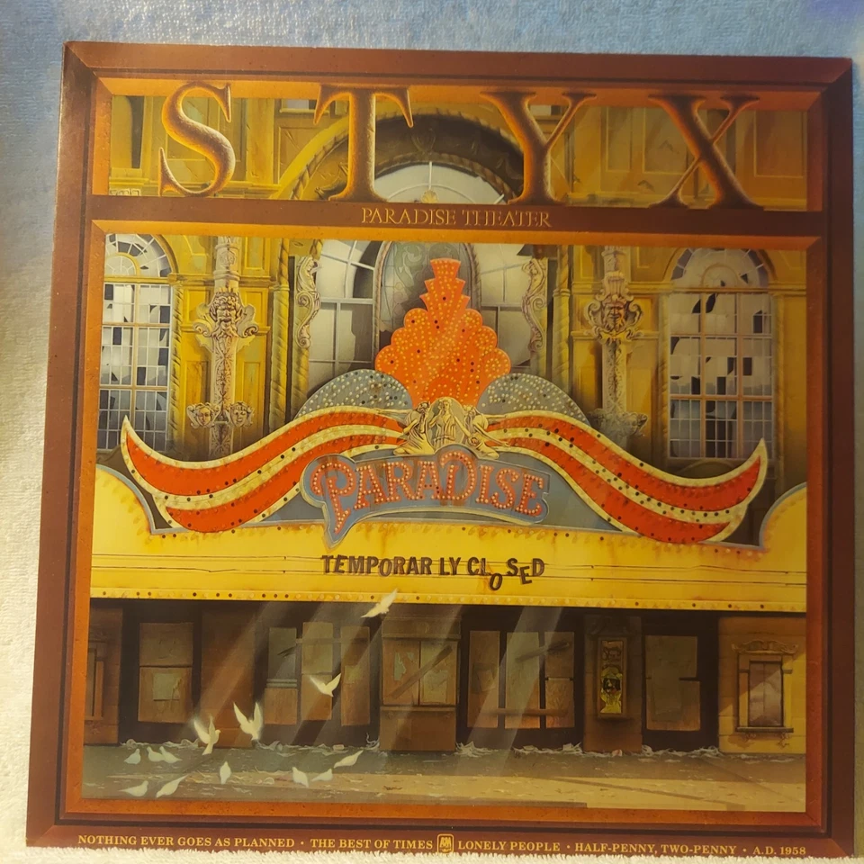 STYX/Paradise Theater/1981 /Etched Vinyl,LP,Record/A&M3719/FAST,FREE SHIPPING/G+ Foto 3 de 4