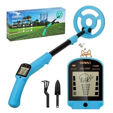 Lightweight Kids Metal Detector with LCD Puppy Design - Adjustable 27.5"-37.8"